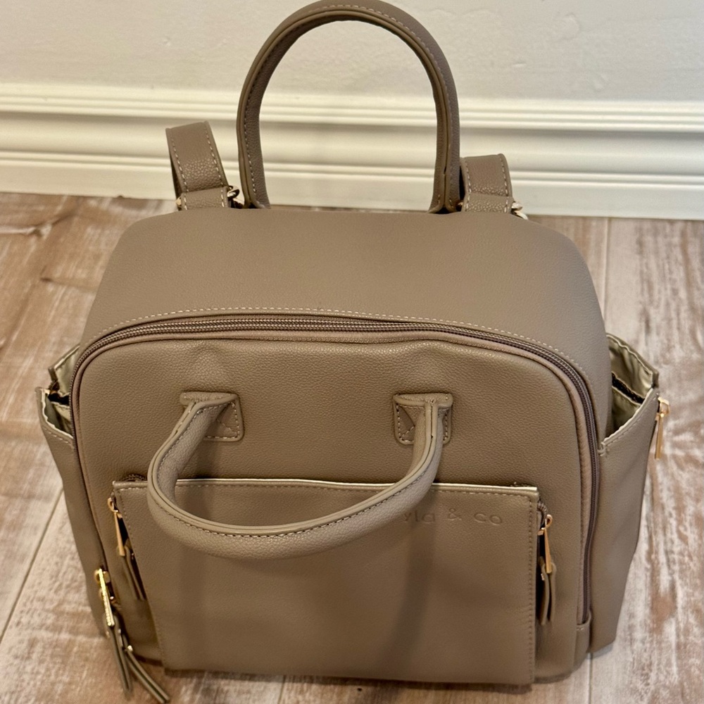 ayla & co mini bag baby vegan leather for bottles, etc.